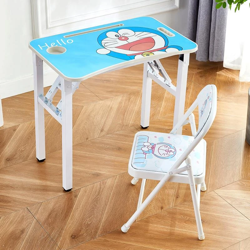 L7儿童写字桌子家用可折叠桌学生书桌小孩作业课桌简易学习桌椅套