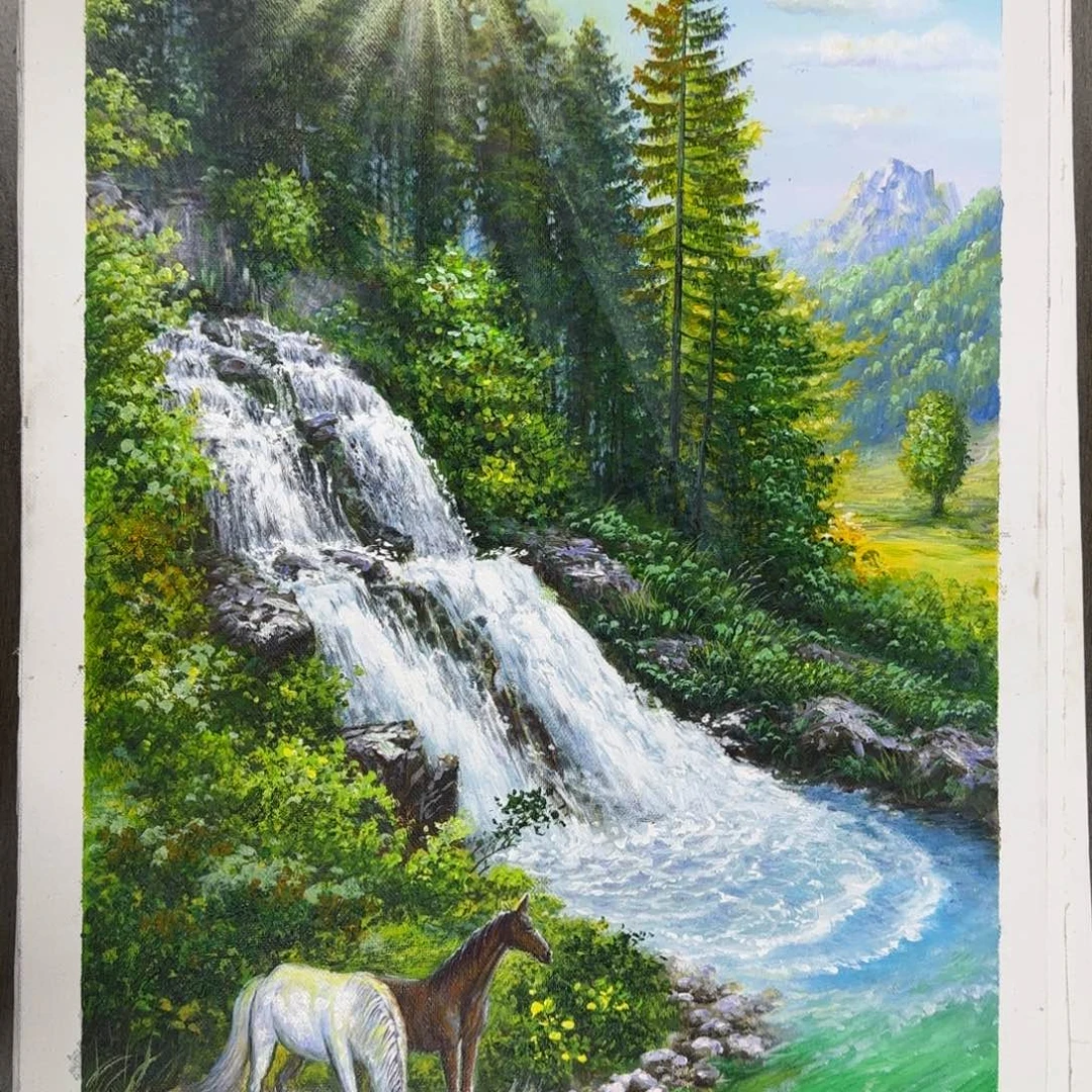 油画加油加油努力加油加油加油