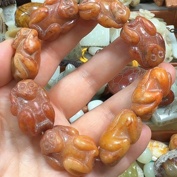 和田玉未镶嵌把件用****6