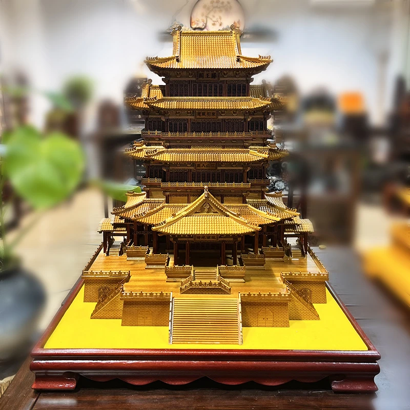 滕王阁工艺品桌面家居摆件中式家用书房