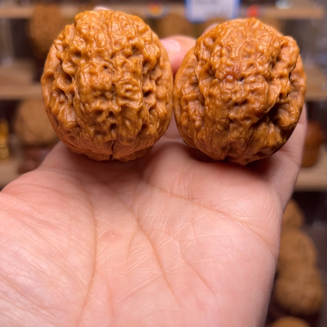 把件文玩核桃47w赤龙金蟾47尺