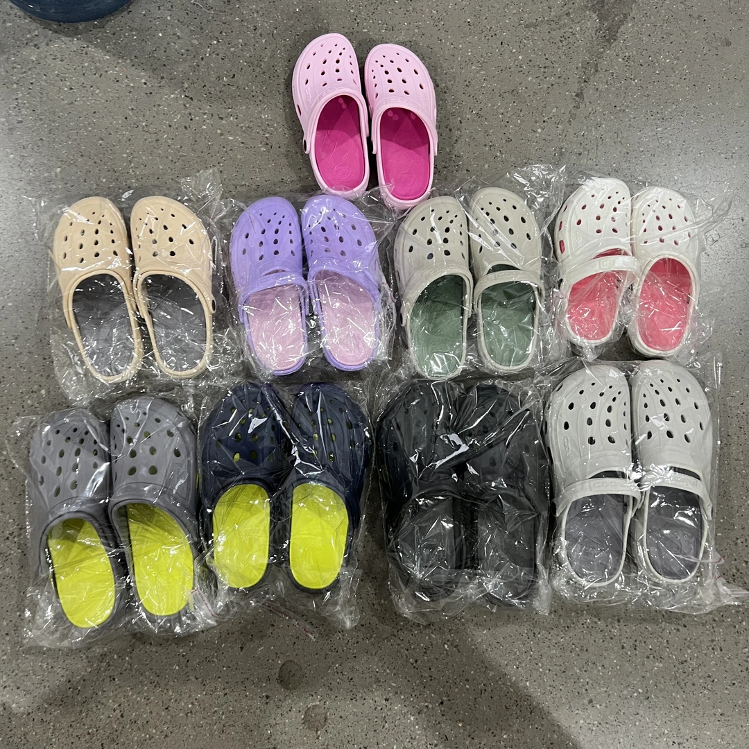 000-8洞洞鞋包头凉拖鞋夏季外穿情侣拖鞋【鞋垫颜色不挑】微瑕