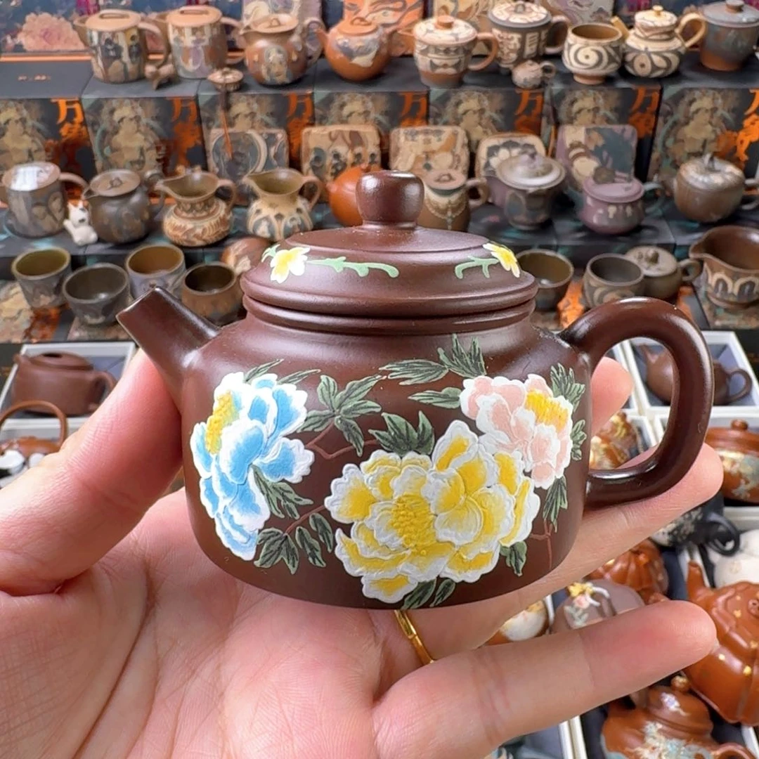 茶壶紫砂125cc原矿精工半手