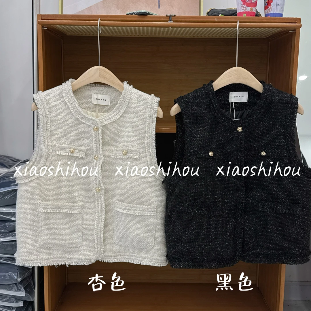 小时候女装店（年末no退no换）流苏小香风马甲5698