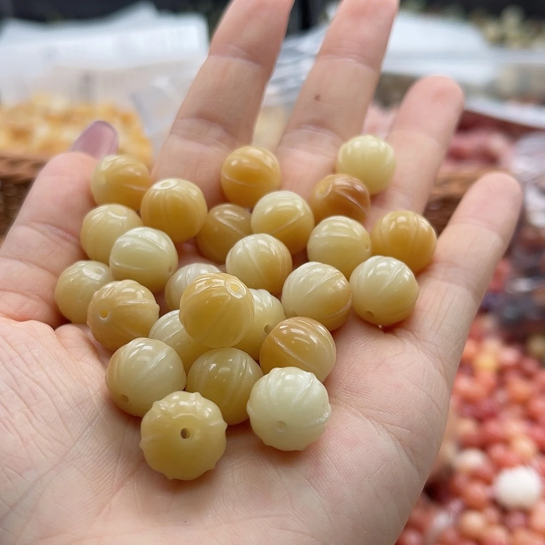 白玉菩提吊坠aaa12mm/20颗