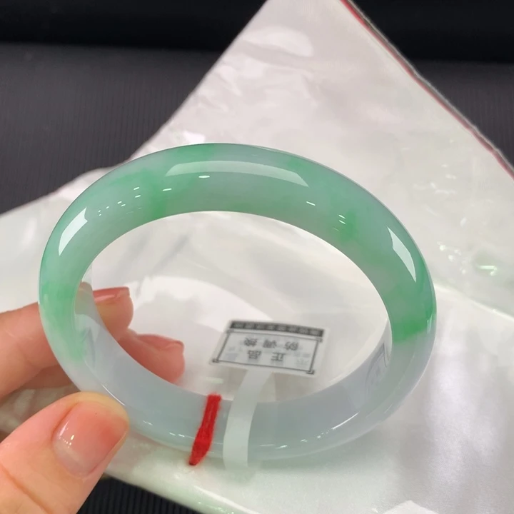 未镶嵌手镯翡翠正圈57