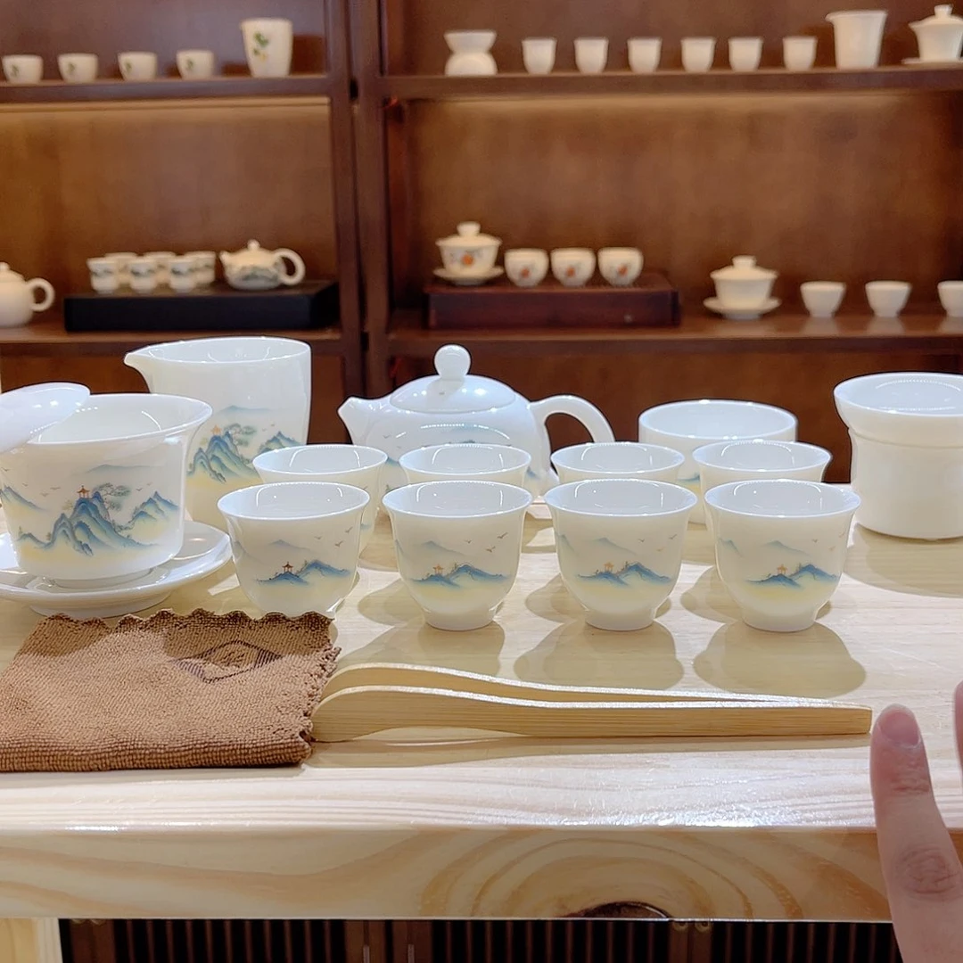 瓷片羊脂玉瓷羊脂玉瓷