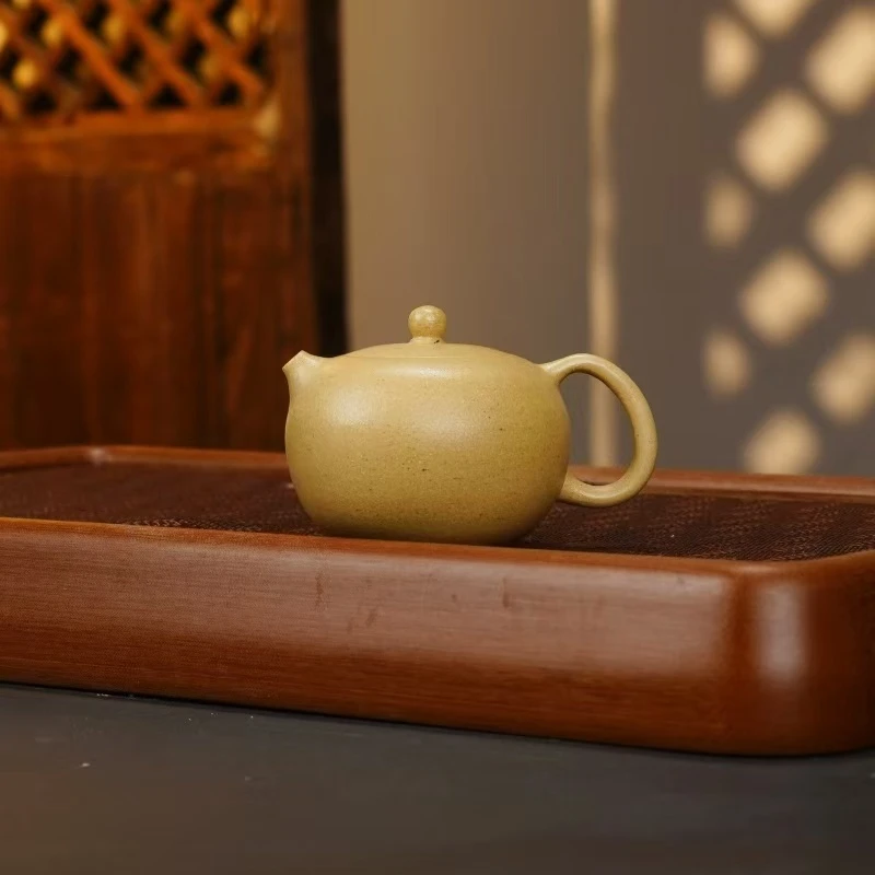 XJ本绿【福珠150CC】宜兴黄龙山原矿手工紫砂壶