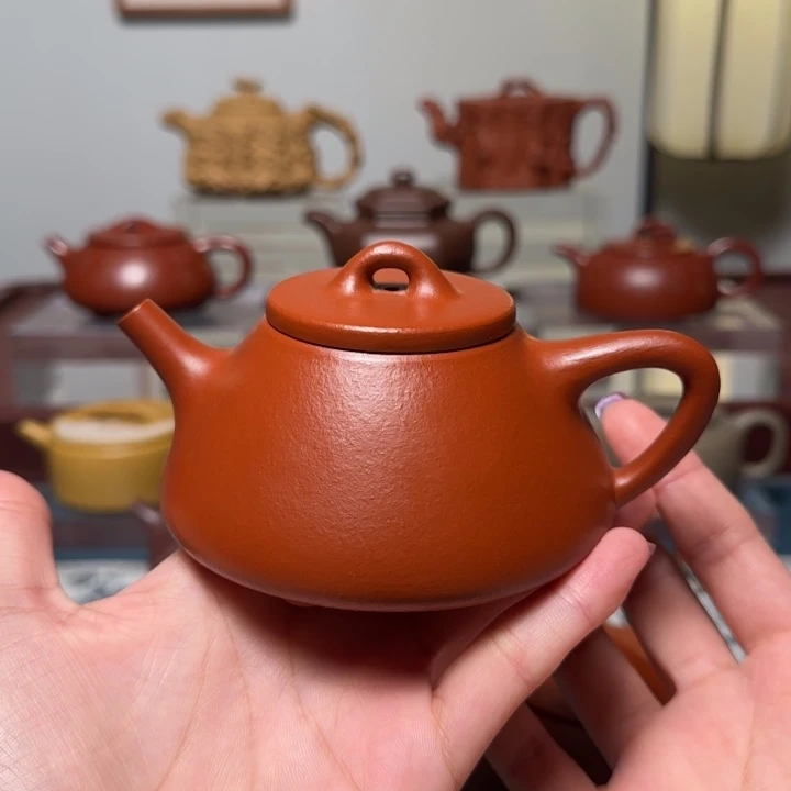 茶壶紫砂全手工小煤窑子冶石瓢 200cc