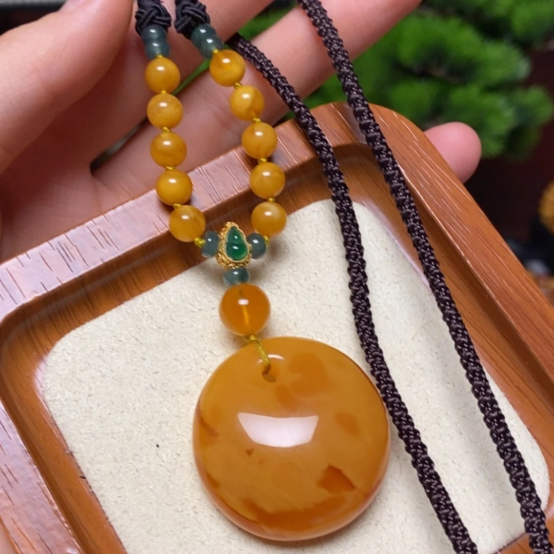 【闪购商品】蜜蜡颈饰未镶嵌项链
