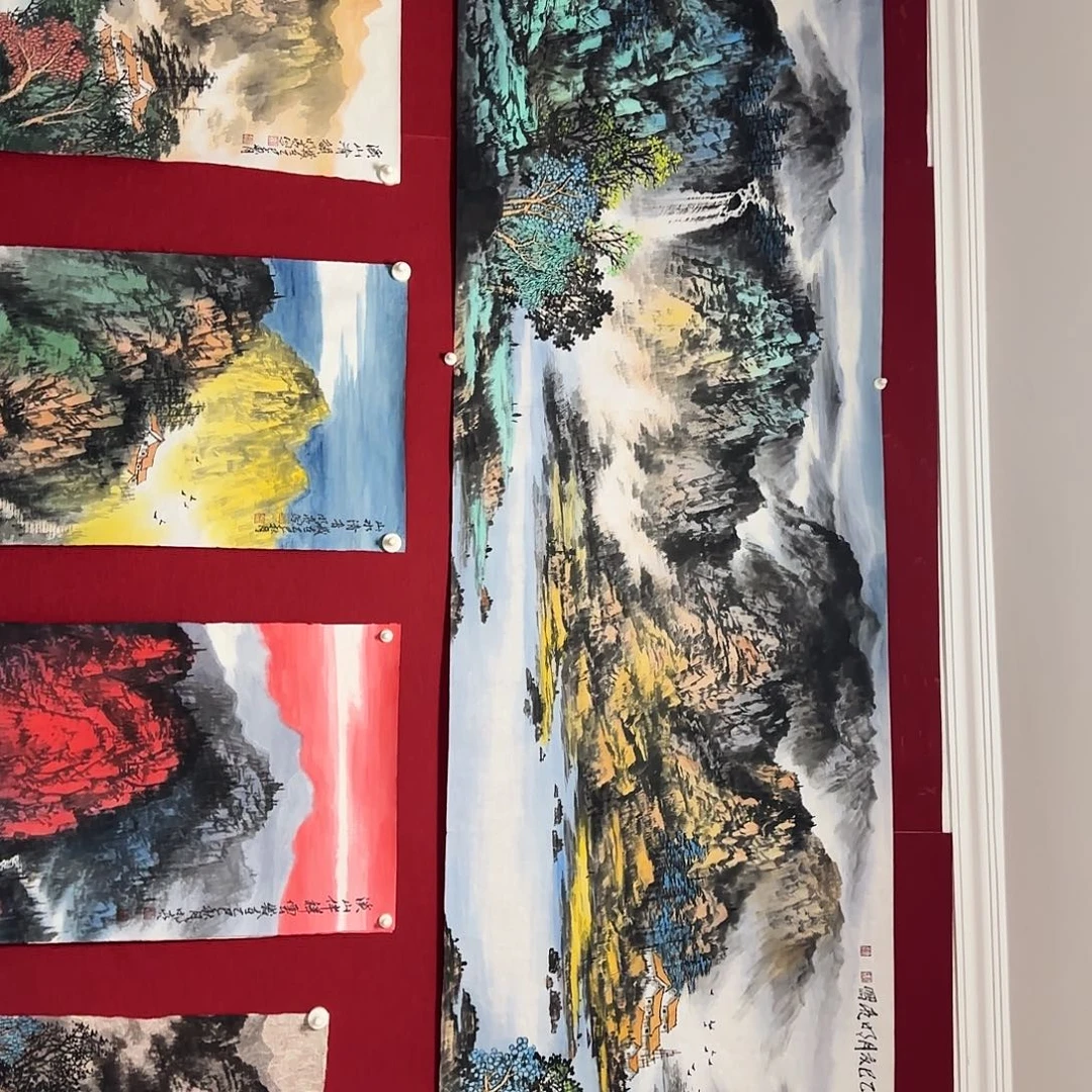 T***r国画纯手绘国画渔民