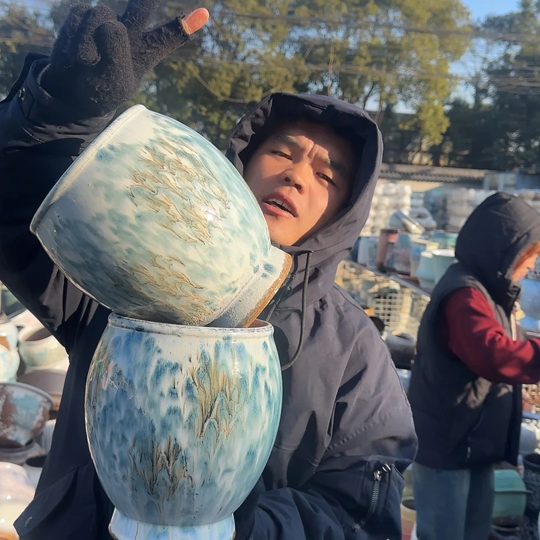 王嫂花盆1229-390高22口16