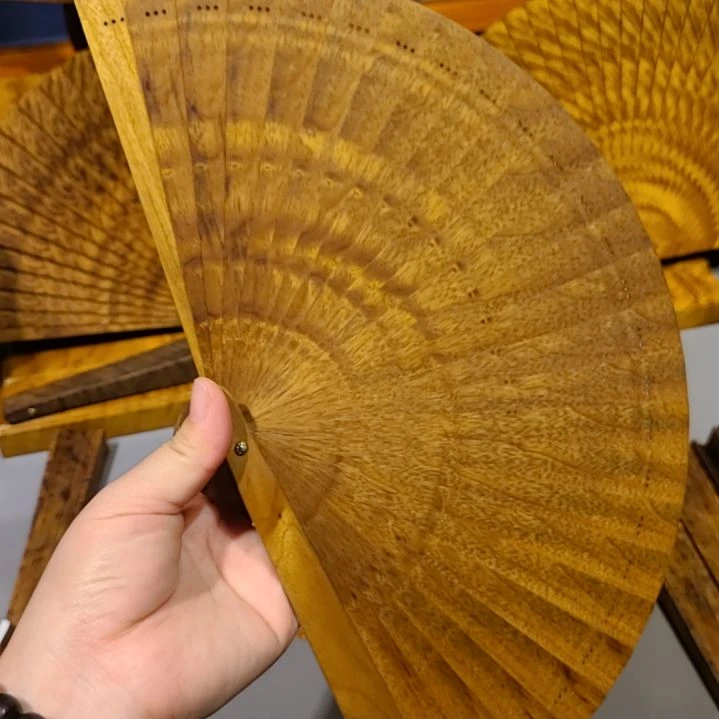 扇子18小叶桢楠金丝楠木苏扇