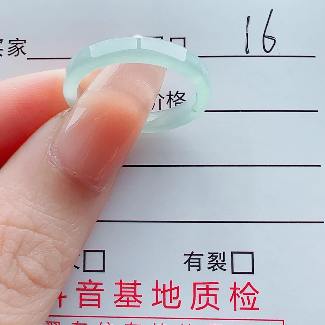 未镶嵌戒指翡翠戒圈