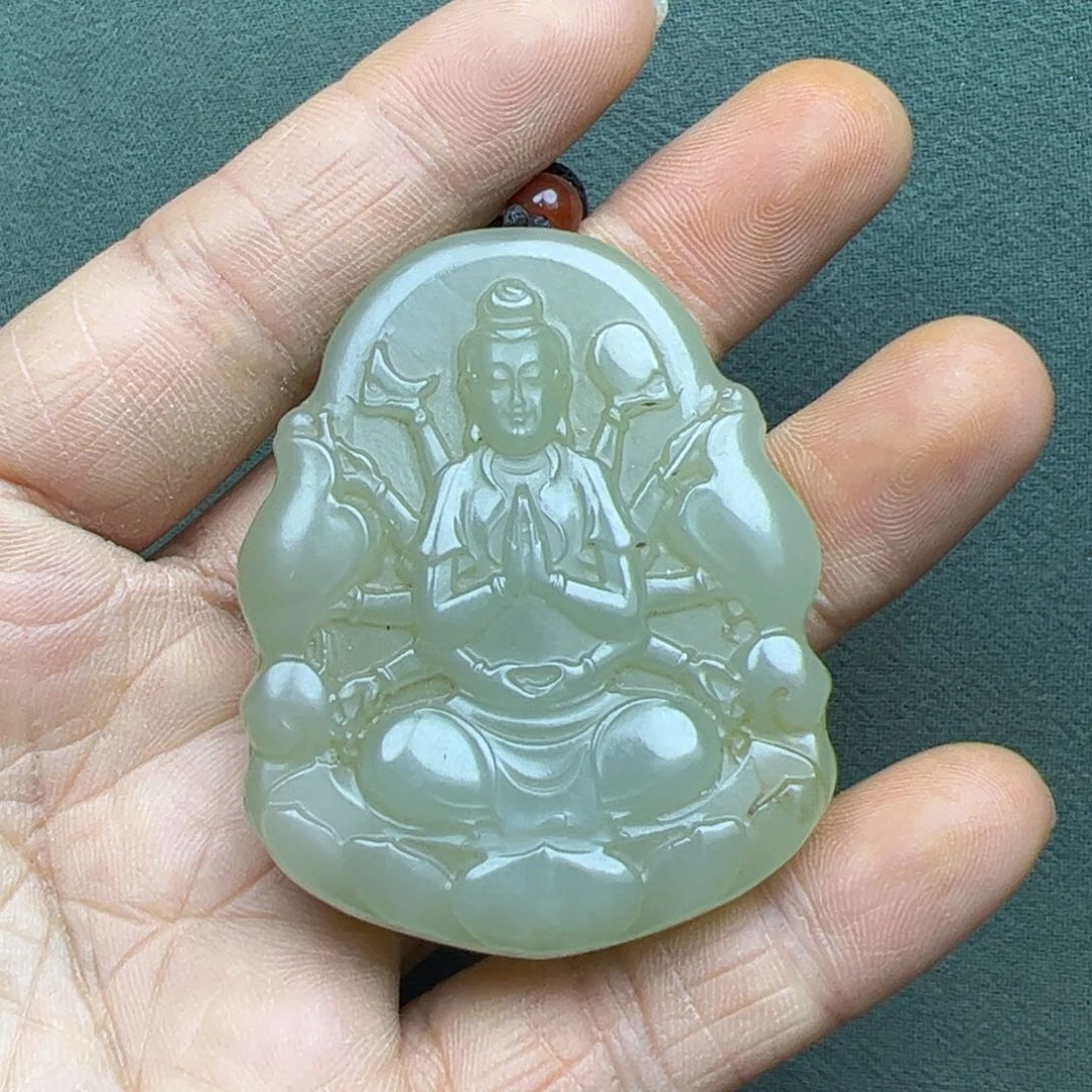 和田玉把件未镶嵌乐*乐