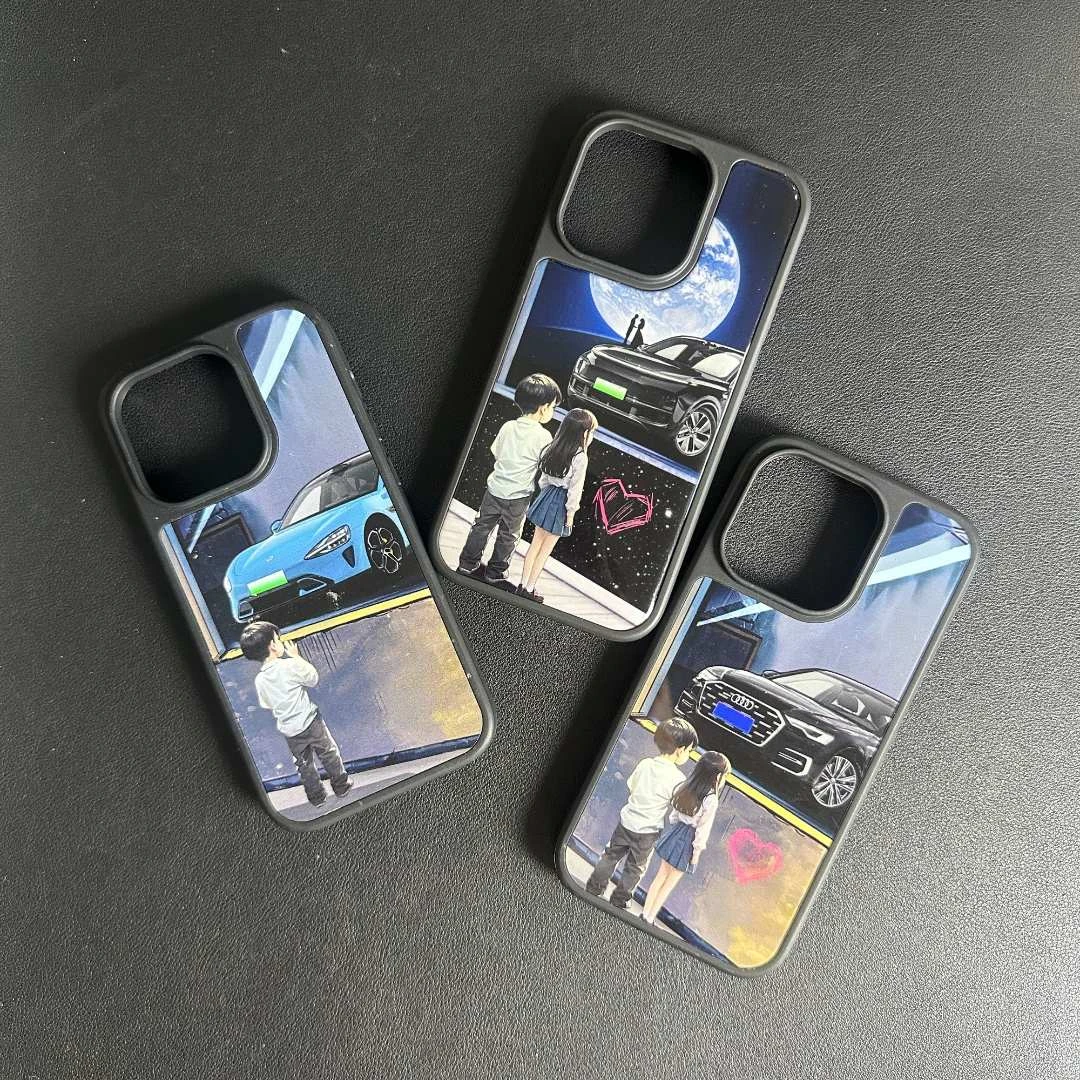 汽车定制手机壳适用于苹果16promaxiPhone15/手工制作滴胶手机壳