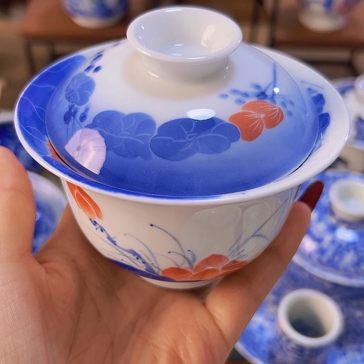 手绘景德镇陶瓷杯子