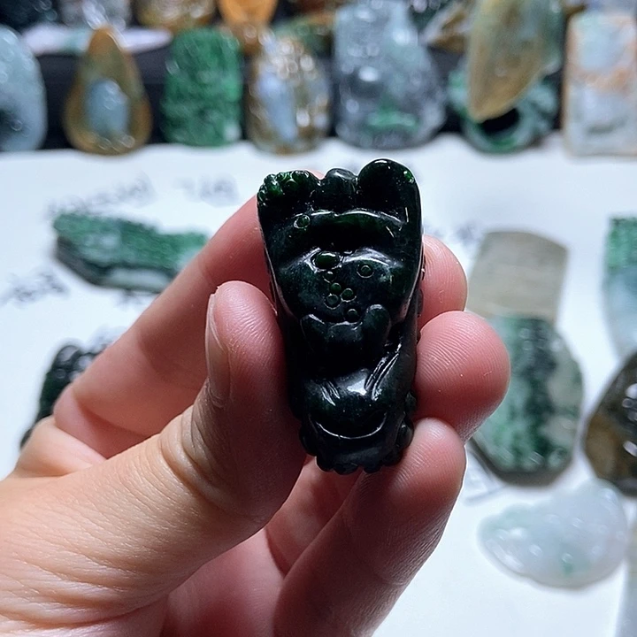 翡翠未镶嵌颈饰翡翠a货