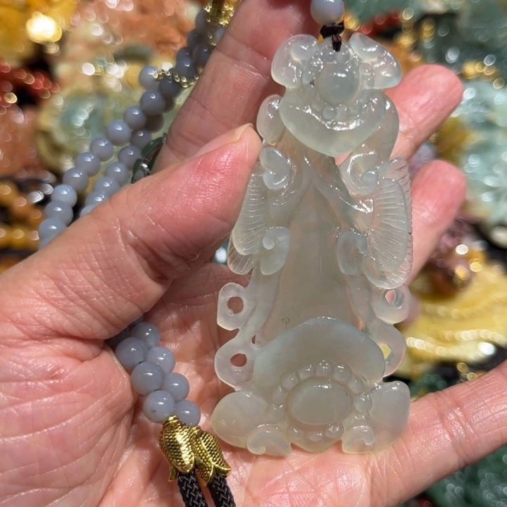 岫玉未镶嵌岫玉吊坠