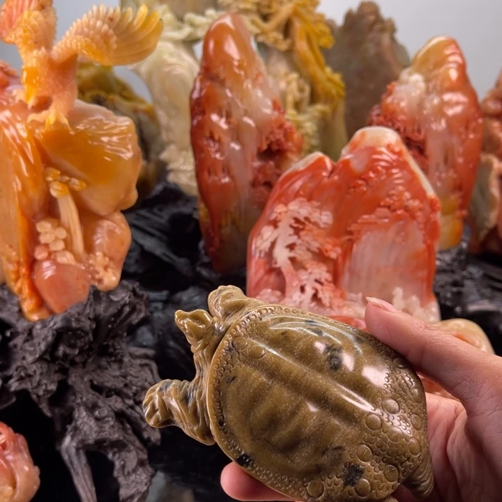 寿山石富甲天下手把件