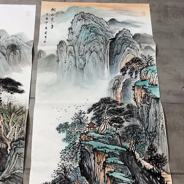 国画精品手绘作品