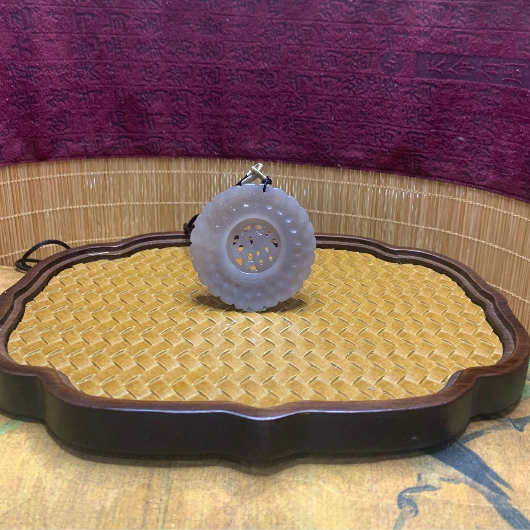 P和田玉时来运转吊坠1116