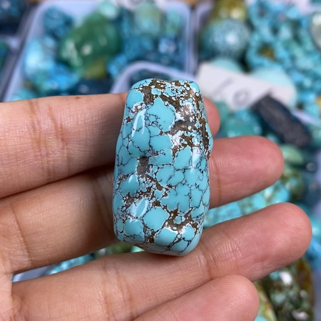 绿松石未镶嵌颈饰