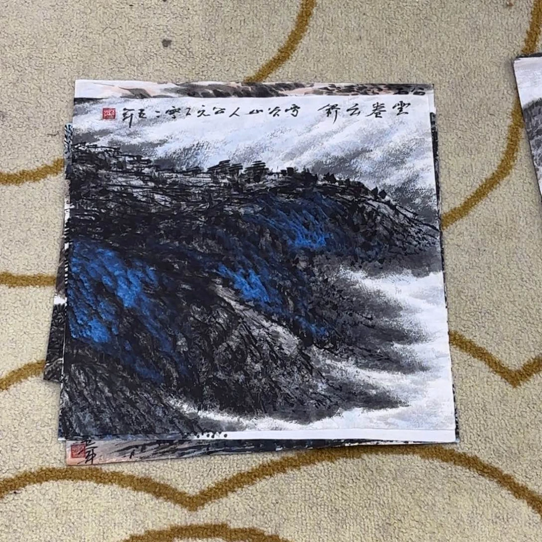 国画雪谷山人老师作品刘