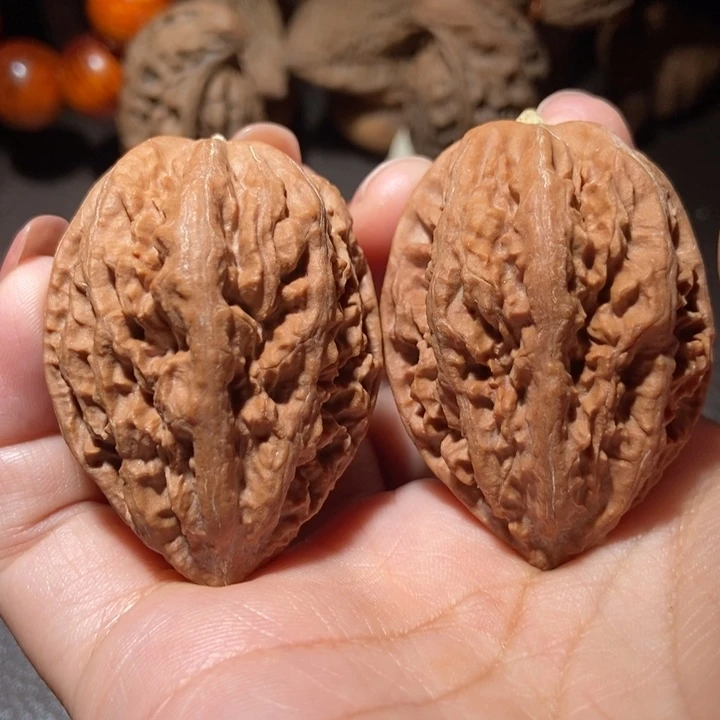 把件文玩核桃东北楸子小雪14