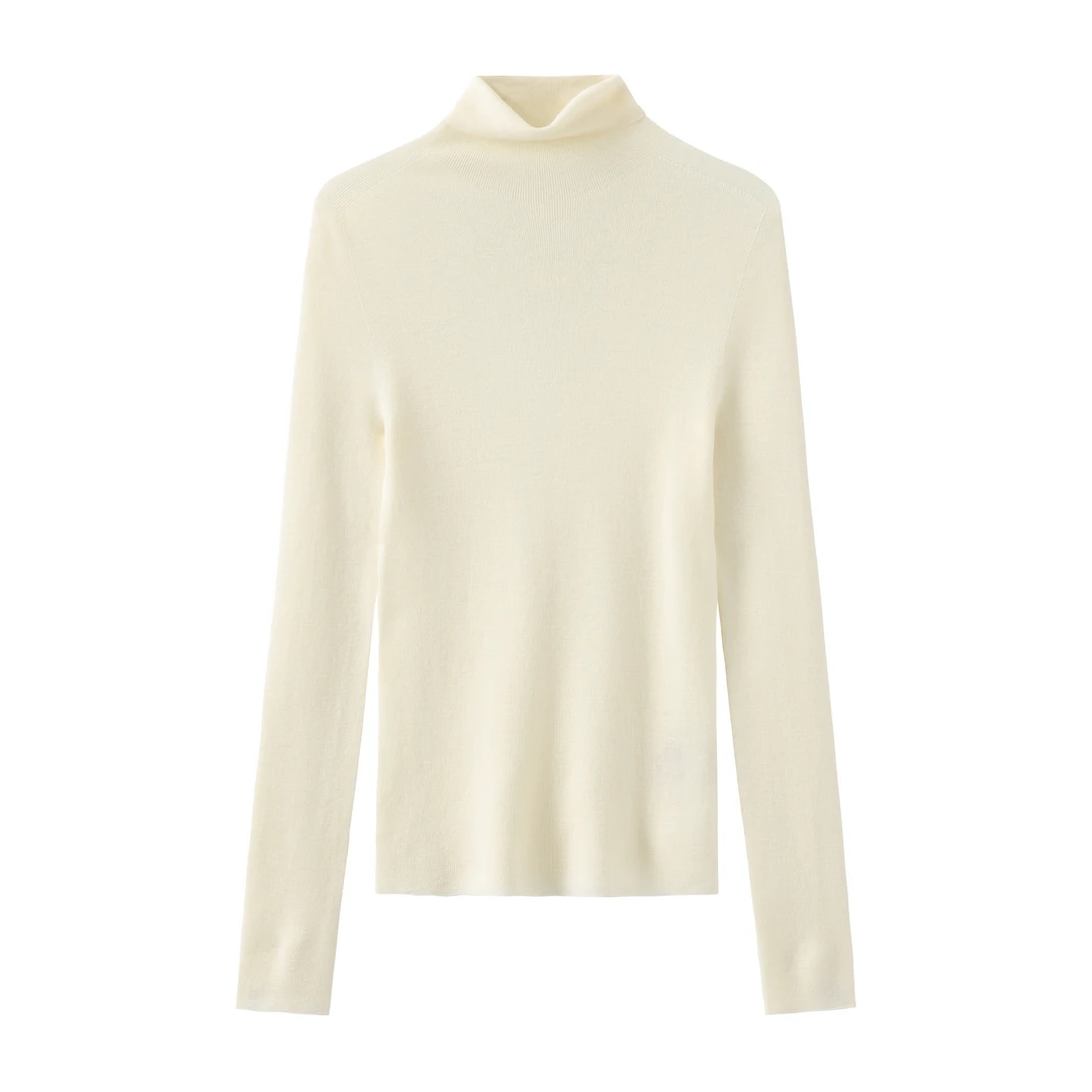 AzeyaBlan 【自在从绒】 气质时尚修身纯色亲肤高领打底衫6050