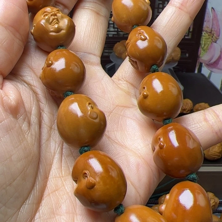 雪***阳橄榄核手串/手链橄榄核