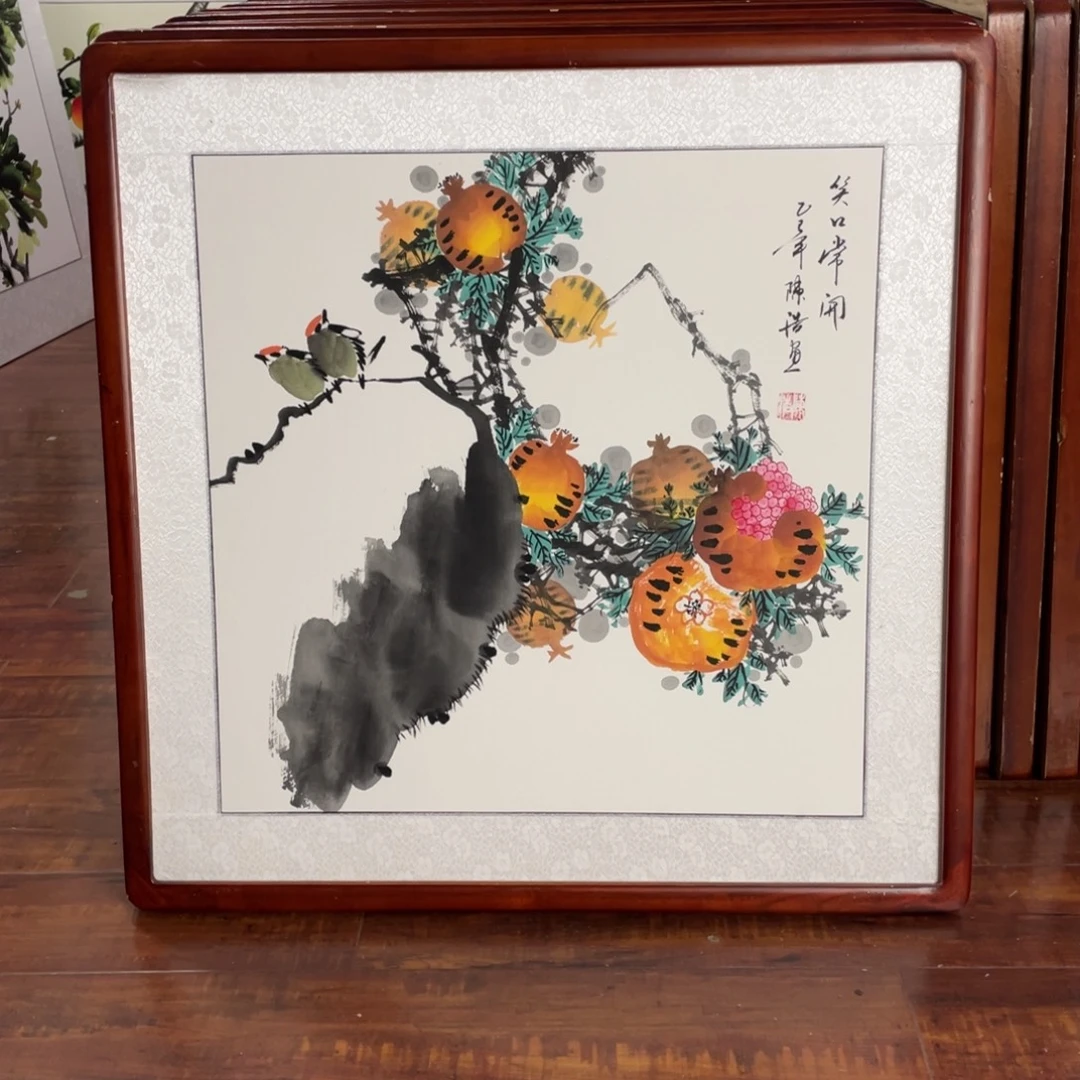 国画带框尺寸63*63厘米