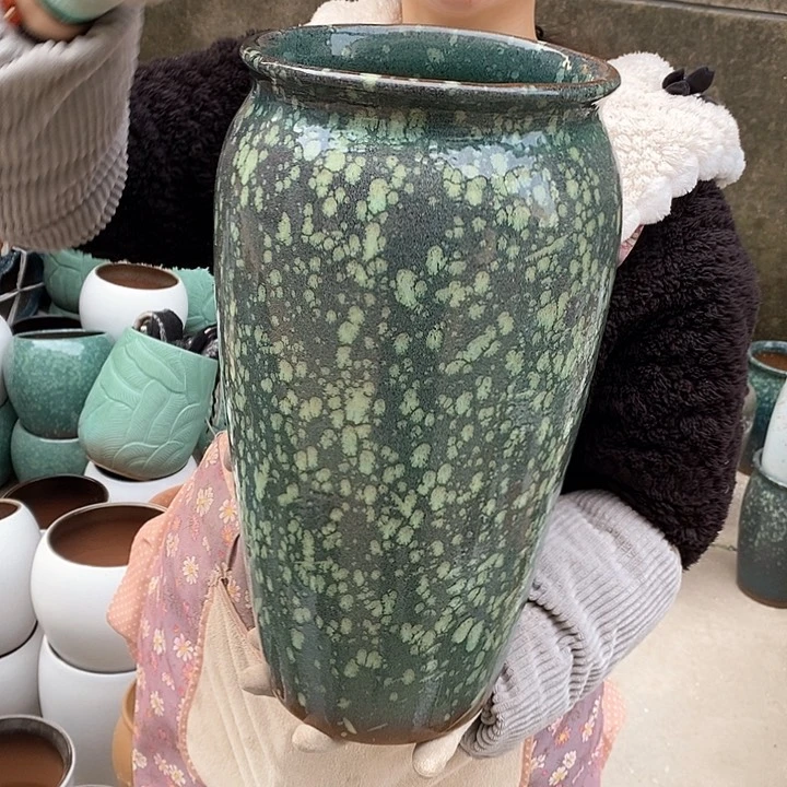 紫砂花盆正品口20高42