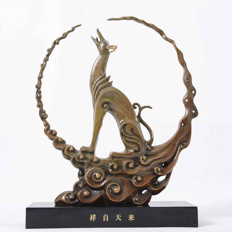 宇达青铜全铜狗摆件 创意 十二生肖 工艺品 创意装饰 家居 摆件