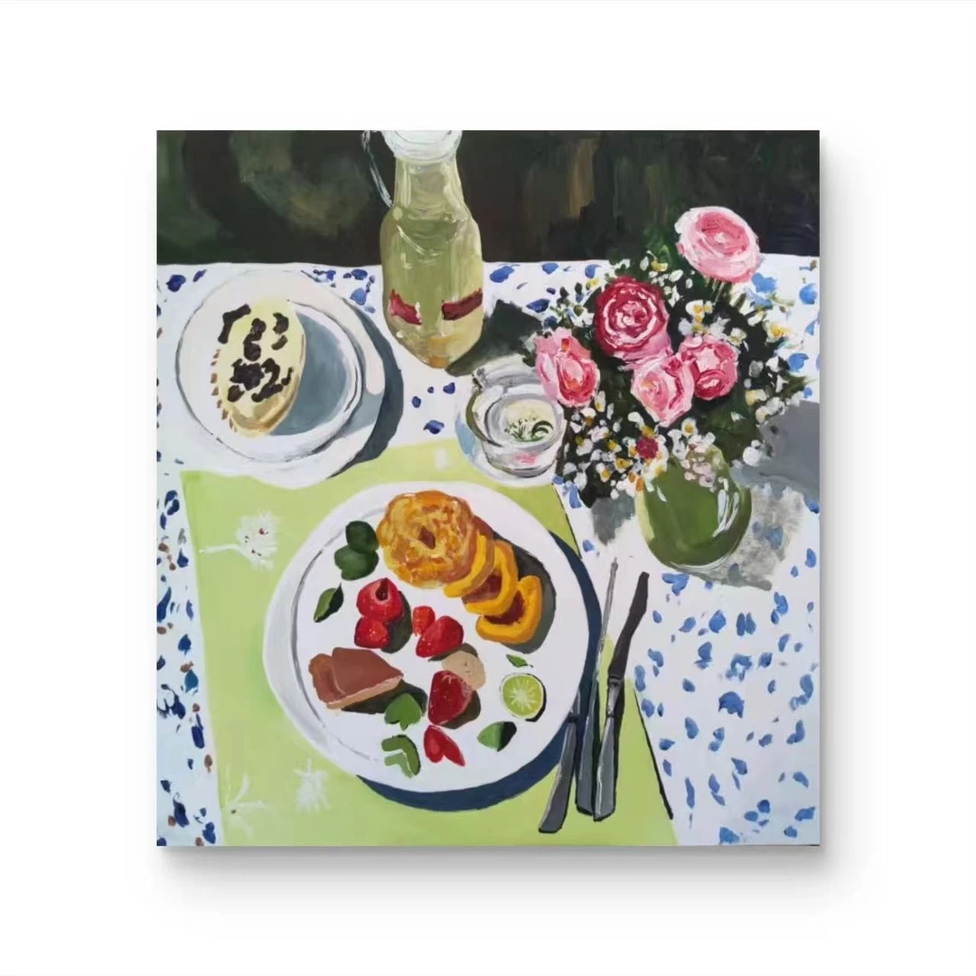 【野餐】 “90*90” No.124 纯手绘挂画