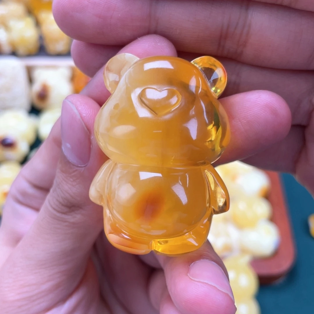 裸石琥珀未镶嵌蜜蜡