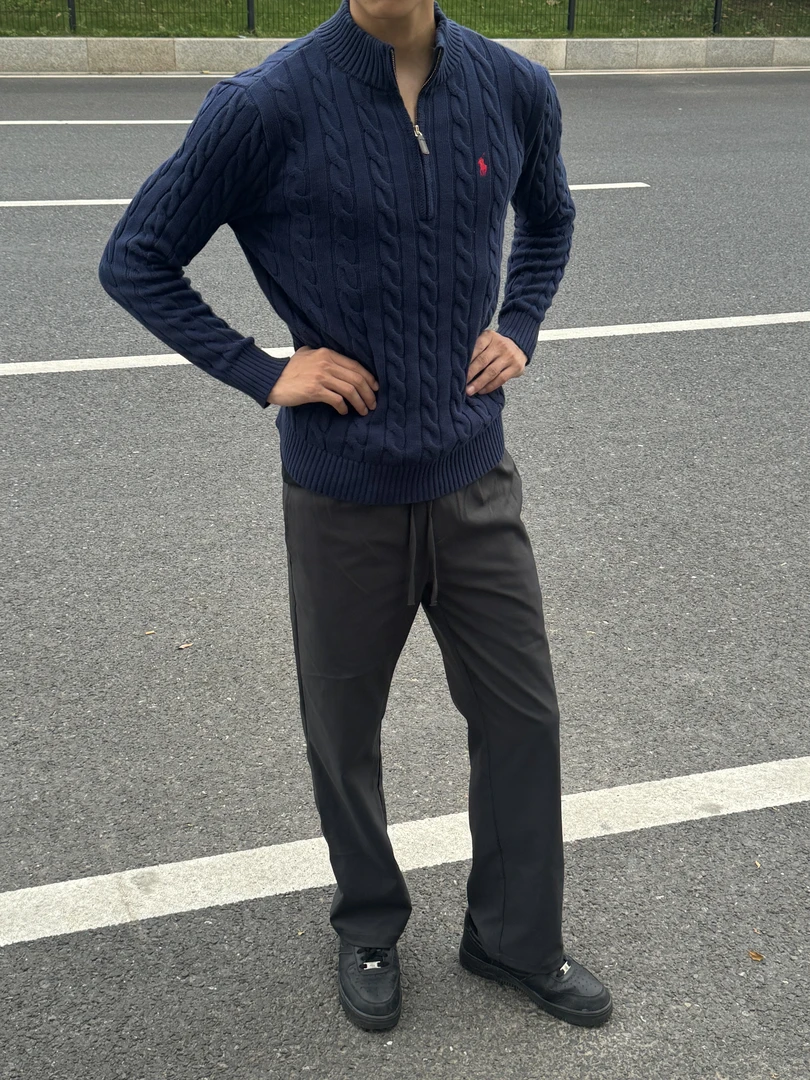 【显瘦西裤】早秋美式加厚重磅直筒弹力微喇休闲裤通勤西裤立体剪裁