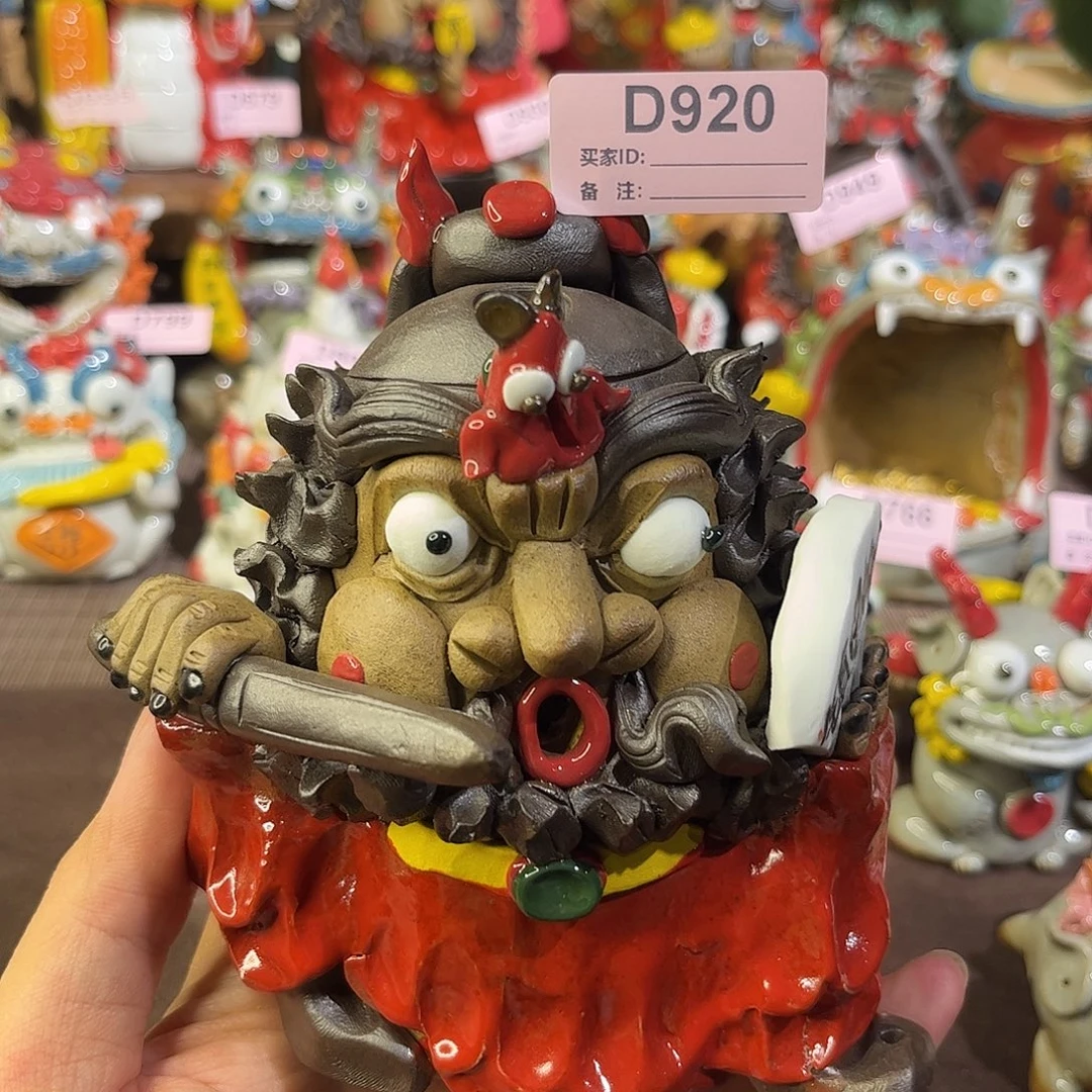 泥塑纯手工茶宠摆件