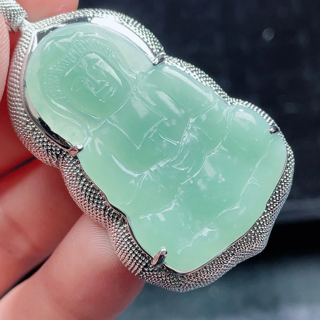 翡翠颈饰未镶嵌363，