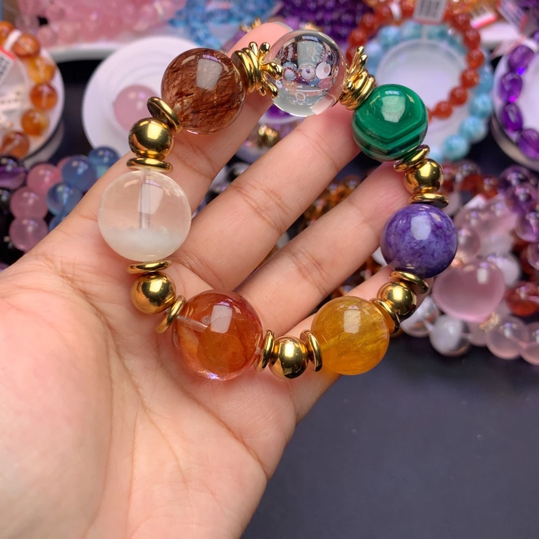 未镶嵌水晶手链手链