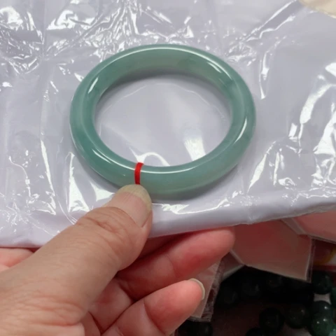 南***๑翡翠未镶嵌手镯缅甸翡翠手镯