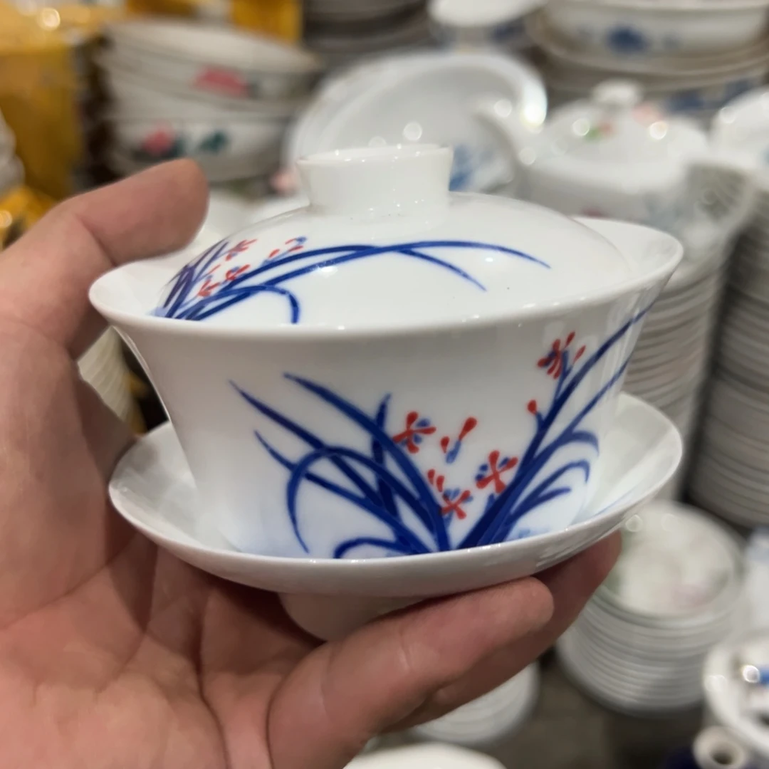 醴陵老厂瓷微瑕慎拍