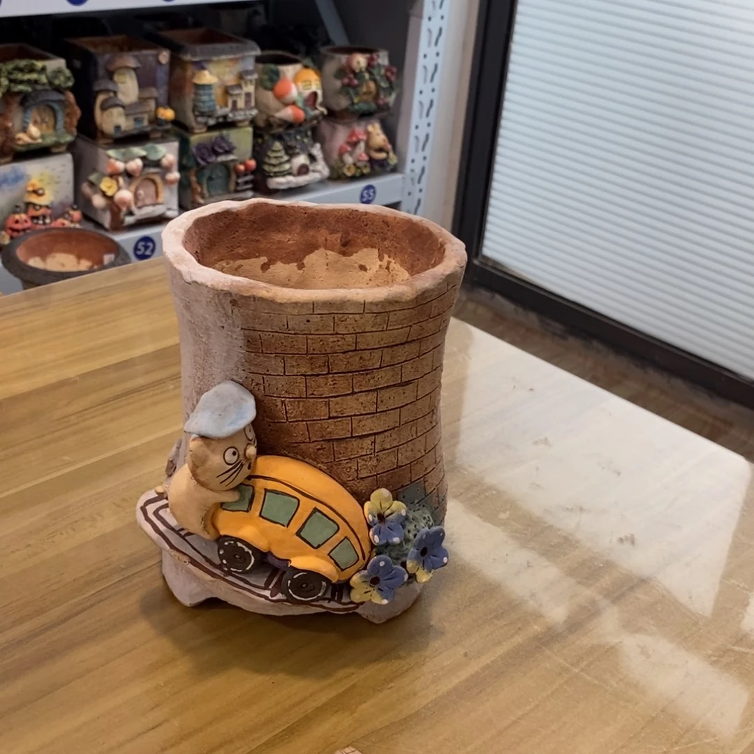 红陶丽****具瑕疵花盆不退不换