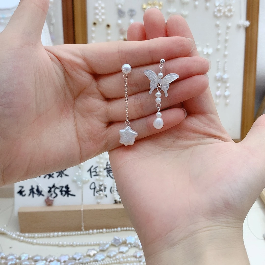 淡水珍珠颈饰银S925镶嵌