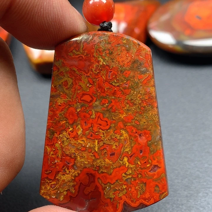 玛瑙/玉髓颈饰未镶嵌畅****）