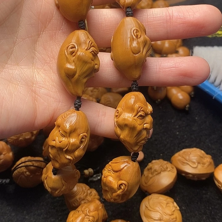 带***听橄榄核手串/手链橄榄