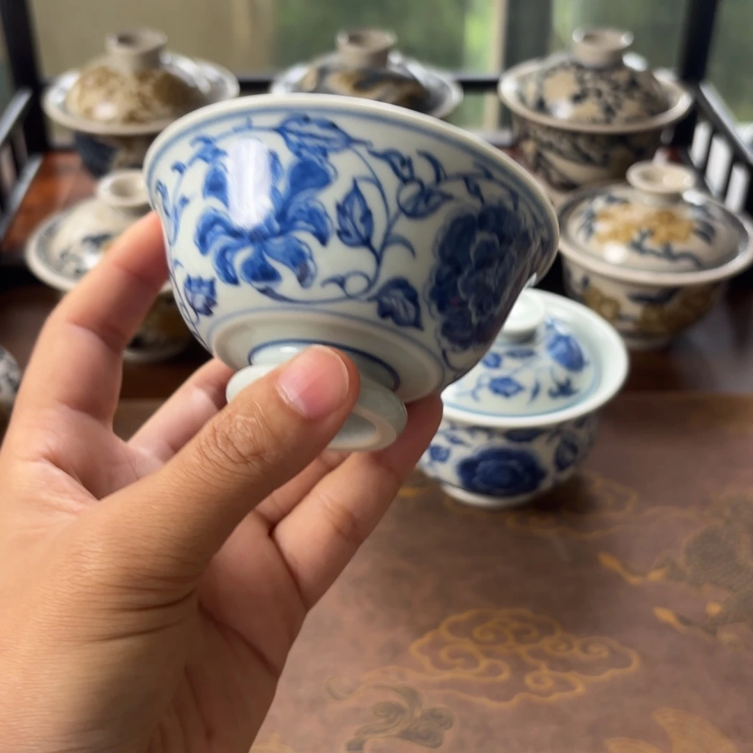 摆件景德镇手绘茶器