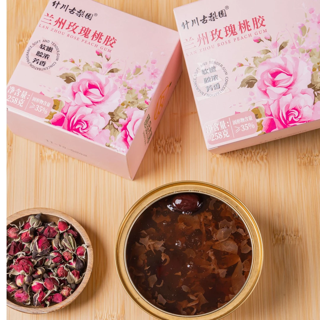兰州玫瑰桃胶小金碗罐头258g*（4碗~24碗）