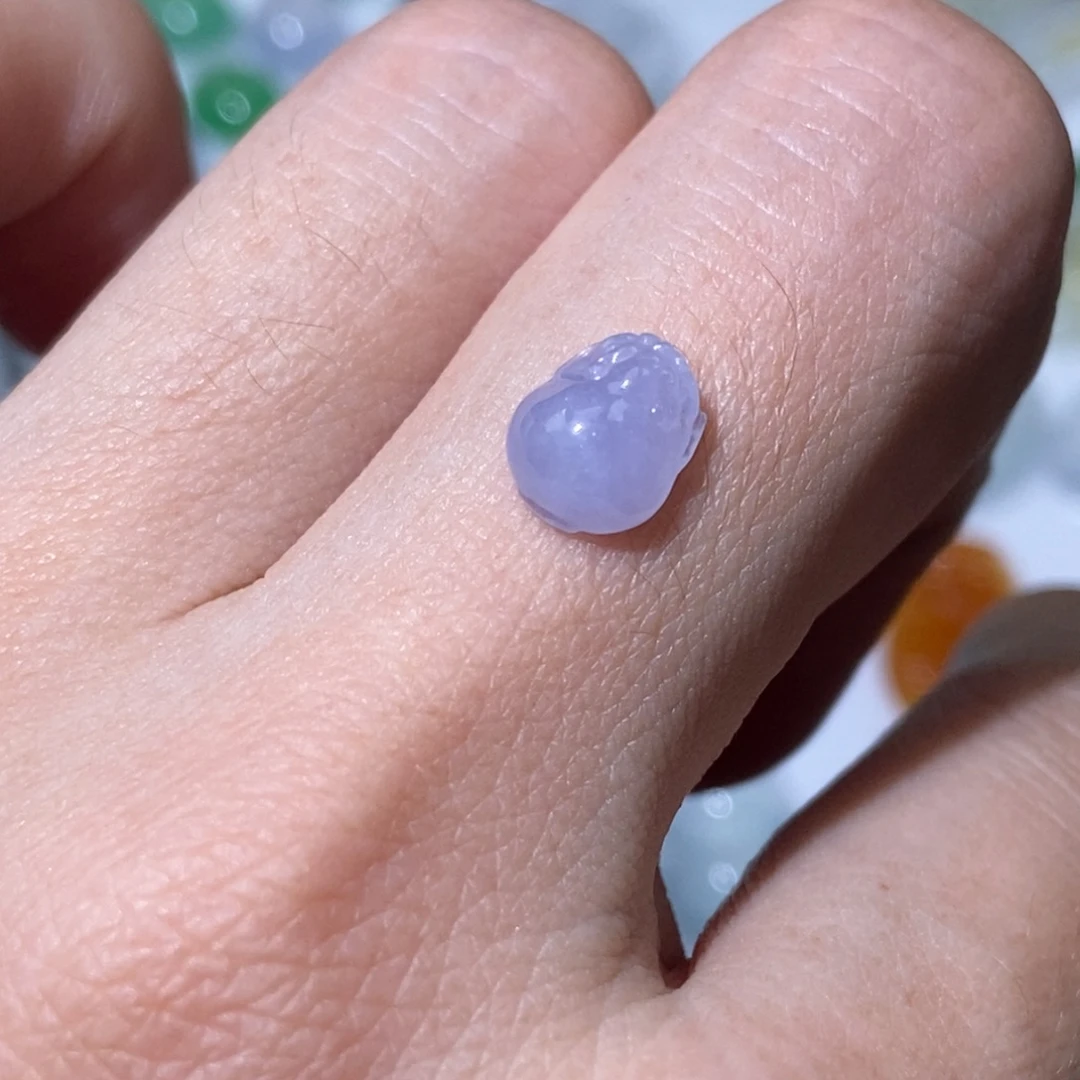 定制翡翠未镶嵌翡翠7.9×6.6×3.9