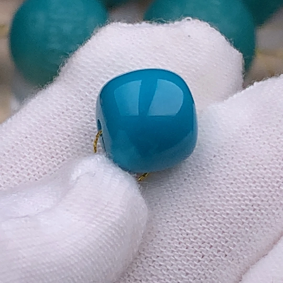 未镶嵌绿松石珠宝奇石11mm